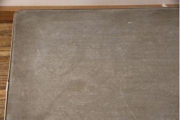 和製アンティーク　レア!　無骨なデザインが目を引くアルミ製の収納BOX(収納箱)(R-052770)