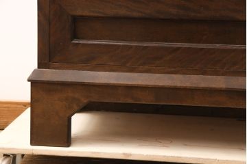 中古　松本民芸家具　スタイリッシュなデザインが美しいライティングビューロー(机、在宅ワーク、在宅用ワークデスク、引き出し、チェスト)(R-052771)