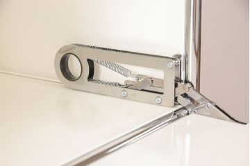 中古　USMハラー(USM Haller)　美しくシンプルなデザインが目を引く鉄製収納棚(定価約80万円)(戸棚、キャビネット)(R-052773)