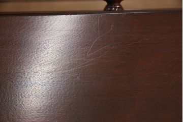 中古　美品　九州民芸家具　深い色味が魅力的なライティングビューロー(簿記机、在宅ワーク、在宅用引き出し、ワークデスク)(R-052774)