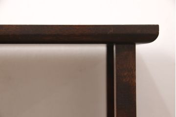中古　松本民芸家具　#117型　和モダンスタイルにおすすめ!格子が魅力的な書棚(飾り棚、本棚、オープンラック)(R-052780)