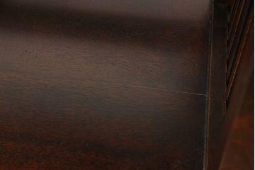 中古　松本民芸家具　#117型　和モダンスタイルにおすすめ!格子が魅力的な書棚(飾り棚、本棚、オープンラック)(R-052780)