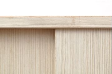中古　リメイク　伝統工芸士・頓所芳男　品のある佇まいが美しい加茂桐箪笥・上段(胴厚、四方丸)(総桐たんす、着物箪笥、衣装タンス、和タンス)(R-052781)