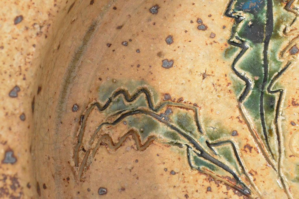 古織部　かぶら鉢(深鉢、深皿、陶器、和食器)(R-052784)