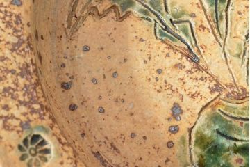 古織部　かぶら鉢(深鉢、深皿、陶器、和食器)(R-052784)