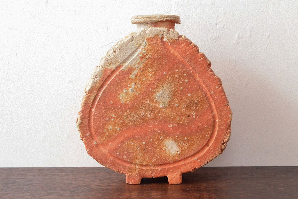 古谷道生 信楽 花器 信楽花入 共箱 公式】アンティーク家具ラフジュ工房商品詳細ページ古谷道生