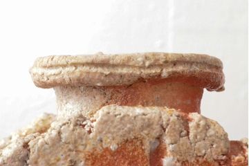 古谷道生　信楽扁壷　花入(共箱、花器)(R-052785)