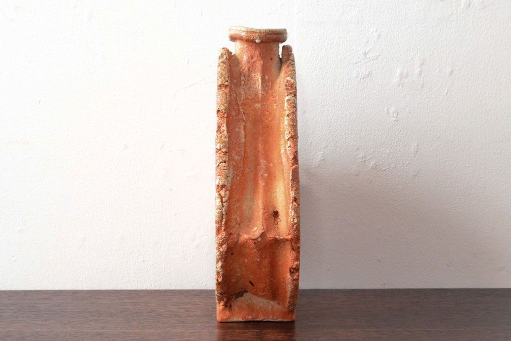 古谷道生 信楽 花器 信楽花入 共箱 公式】アンティーク家具ラフジュ工房商品詳細ページ古谷道生