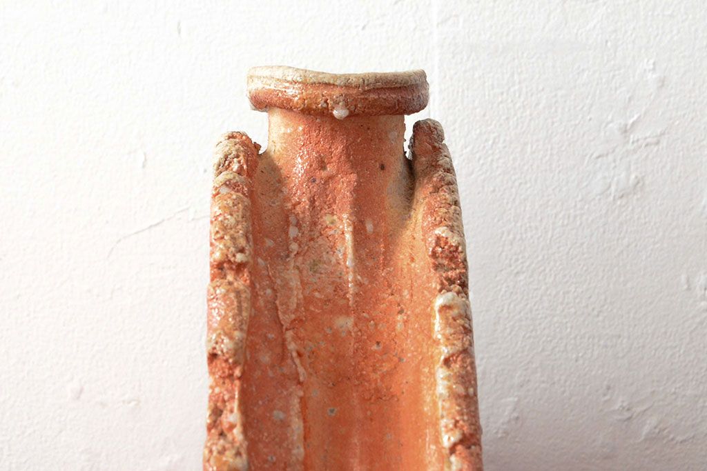 古谷道生 信楽 花器 信楽花入 共箱 公式】アンティーク家具ラフジュ工房商品詳細ページ古谷道生