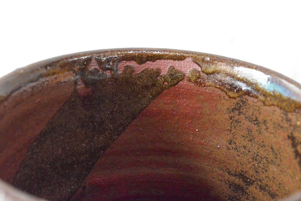 人間国宝　金城次郎　壷屋焼　海老魚文壷　30.5cm(共箱、花入、花器)(R-052788)