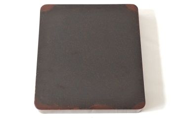 明治期　梨地螺鈿高蒔絵　鶏図　木製硯箱(漆器、書道具)(R-052792)