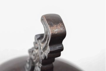 明治期　金鐘堂　紫銅鼎形　香炉(三足、唐獅子)(R-052794)