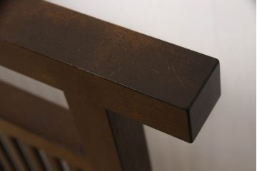 中古　松本民芸家具　洗練された上品な佇まいが魅力のC型衝立(つい立て、パーテーション)(定価約18万円)(R-052797)