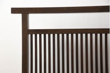 中古　松本民芸家具　洗練された上品な佇まいが魅力のC型衝立(つい立て、パーテーション)(定価約18万円)(R-052797)