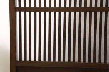 中古　松本民芸家具　洗練された上品な佇まいが魅力のC型衝立(つい立て、パーテーション)(定価約18万円)(R-052797)