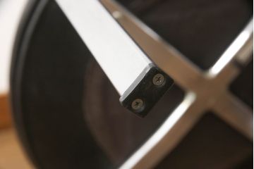 デンマークビンテージ　希少!!　モビリア(mobilia)　BO-EX社製　メンズライクの空間づくりに活躍する本革スツール(一人掛け、1人掛け、椅子、ヴィンテージ、応接セット、北欧)(R-052801)