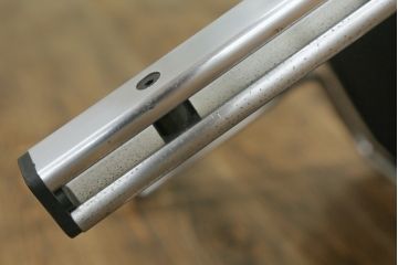 ドイツビンテージ　mobilia(モビリア)社取り扱い　キルインターナショナル(Kill International)　ホルスト・ブリューニング (Horst Bruning)デザイン　本革スツール(一人掛けソファ、1人掛け、椅子、ヴィンテージ)(R-052802)