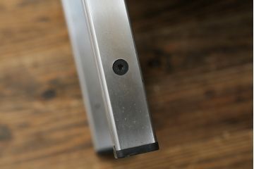 ドイツビンテージ　mobilia(モビリア)社取り扱い　キルインターナショナル(Kill International)　ホルスト・ブリューニング (Horst Bruning)デザイン　本革スツール(一人掛けソファ、1人掛け、椅子、ヴィンテージ)(R-052803)