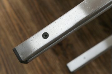 ドイツビンテージ　mobilia(モビリア)社取り扱い　キルインターナショナル(Kill International)　ホルスト・ブリューニング (Horst Bruning)デザイン　本革スツール(一人掛けソファ、1人掛け、椅子、ヴィンテージ)(R-052803)