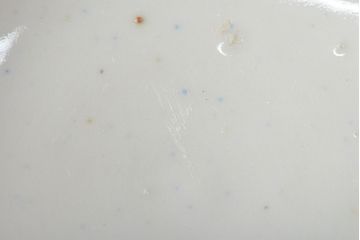 幕末〜明治　色絵染付　蓋茶碗3客(和食器)(R-052809)