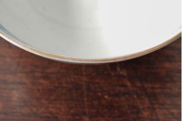 幕末〜明治　色絵染付　蓋茶碗5客(和食器)(R-052810)