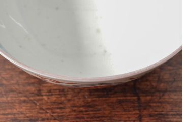幕末〜明治　色絵染付　蓋茶碗5客(和食器)(R-052811)