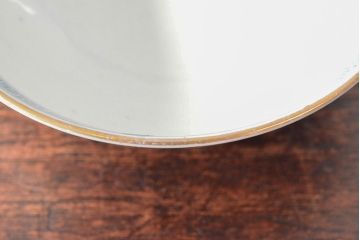 幕末〜明治　色絵染付　蓋茶碗5客(和食器)(R-052813)