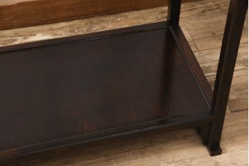 中古　松本民芸家具　上品で美しい佇まいが魅力の#80型朝鮮棚(定価約12万円)(飾り棚、オープンラック、収納棚)(R-052815)
