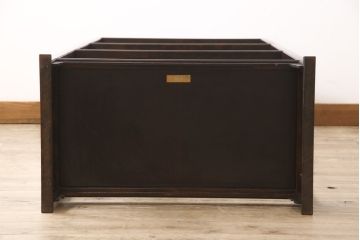 中古　松本民芸家具　上品で美しい佇まいが魅力の#80型朝鮮棚(定価約12万円)(飾り棚、オープンラック、収納棚)(R-052815)