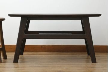 和製ビンテージ　松本民芸家具　シンプルな中に木の温かみが感じられる#201型茶卓(センターテーブル、ローテーブル、ヴィンテージ)(定価約13万7千円)(R-052816)