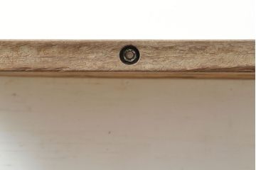 フランスアンティーク　インダストリアル　鋳物脚が無骨で格好いい作業台(ダイニングテーブル、コンソールテーブル)(R-052831)