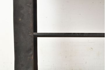 フランスアンティーク　インダストリアル　鋳物脚が無骨で格好いい作業台(ダイニングテーブル、コンソールテーブル)(R-052831)