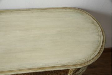 フランスアンティーク　高級品　ブロカント　凝ったつくりや彫刻が素晴らしい味わいを醸し出すサイドテーブル(オケージョナルテーブル、コンソールテーブル)(R-052832)