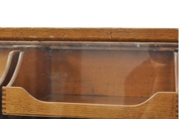 フランスアンティーク　高級感を感じさせる佇まいが目を引くシャツケース(ガラスケース、ショーケース、店舗什器)(R-052833)
