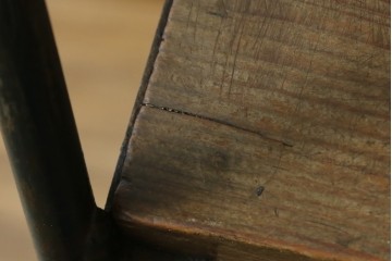 フランスアンティーク　店舗のディスプレイとしてもおすすめな脚立　(R-052839)