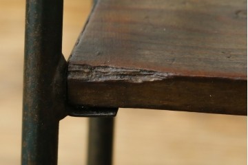 フランスアンティーク　店舗のディスプレイとしてもおすすめな脚立　(R-052839)