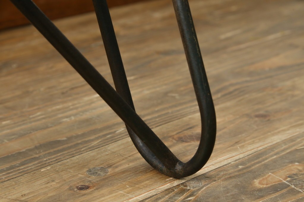 フランスアンティーク　店舗のディスプレイとしてもおすすめな脚立　(R-052839)