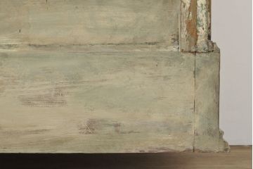 フランスアンティーク　大理石天板　歴史を感じさせるデザインと雰囲気が味わい深いシャビーなカウンターテーブル(コンソールテーブル、引き出し、作業台)(R-052844)