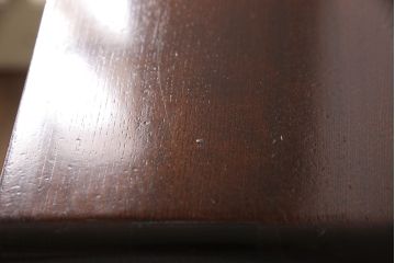中古　国産手造り家具　ケヤキ材　人気の縦型デザインが嬉しい小引き出し(小物収納、チェスト)(R-052846)