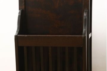 中古　松本民芸家具　和モダンスタイルにおすすめのマガジンラック(サイドテーブル、飾り台、マガジン卓)(R-052849)