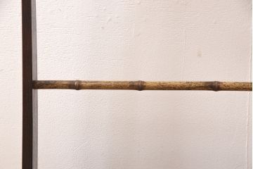 中古　美品　上手物　桑材　上品なデザインが上質な空間づくりをかなえるタオル掛け?(ハンガー、お茶道具、衝立?)(R-052867)