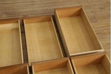 中古　美品　DREXEL HERITAGE(ドレクセルヘリテイジ)　Triune(トライユン)　レザートップが格好いいマホガニー材製のデスク(定価約75万円)(両袖机、在宅ワーク、在宅用ワークデスク)(R-052870)
