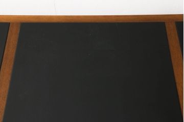 中古　美品　DREXEL HERITAGE(ドレクセルヘリテイジ)　Triune(トライユン)　レザートップが格好いいマホガニー材製のデスク(定価約75万円)(両袖机、在宅ワーク、在宅用ワークデスク)(R-052870)