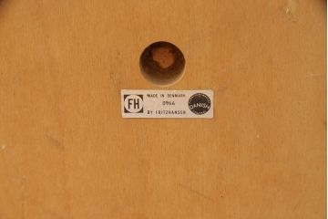 デンマークビンテージ　FRITZ HANSEN(フリッツハンセン)　ビーチ材　素朴な雰囲気がかわいらしいダイニングチェア(椅子、ヴィンテージ、北欧)(R-052874)