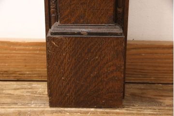 イギリスアンティーク　オーク材　小振りなサイズがかわいらしいマントルピース(暖炉、ファイヤープレイス、ディスプレイ)(R-052875)