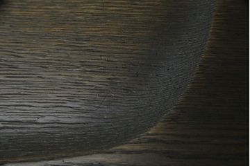 中古　美品　永田良介商店　背もたれから脚に至るまで、凝ったつくりが魅力的なチェア2脚セット(椅子、板座チェア、ダイニングチェア)(R-052887)