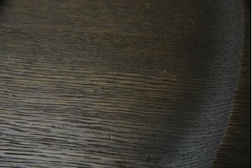 中古　美品　永田良介商店　背もたれから脚に至るまで、凝ったつくりが魅力的なチェア2脚セット(椅子、板座チェア、ダイニングチェア)(R-052887)