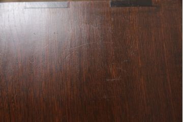中古　美品　江戸指物　前面桑材　拭き漆塗りが美しい六段小引き出し(小物収納、卓上収納)(R-052902)