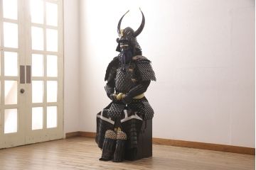 中古　美品　等身鎧(甲冑、武具)(R-052908)