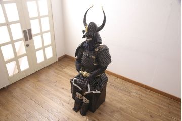 中古　美品　等身鎧(甲冑、武具)(R-052908)